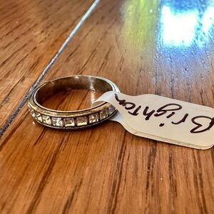 Brighton Eternal Silver Clear Crystals Stackable Band‎ Ring